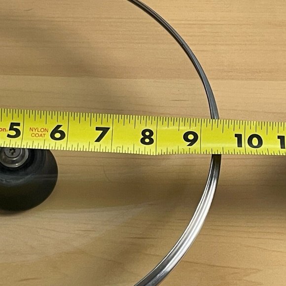 Original T-FAL 9.25" Glass Replacement Lid‎ Cover Top Black Handle Vent Hole - Picture 4 of 4